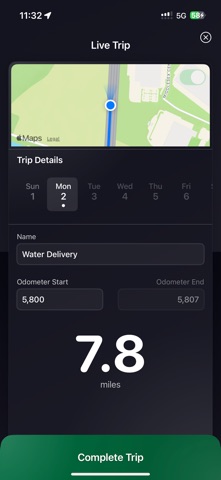 Mileage Logger Pro iPhone screenshot