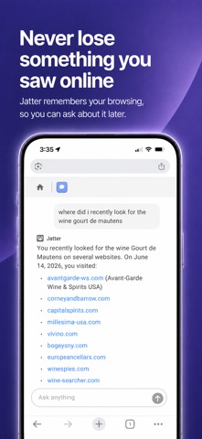 Jatter - Private AI Browser Screenshot 4 of 8
