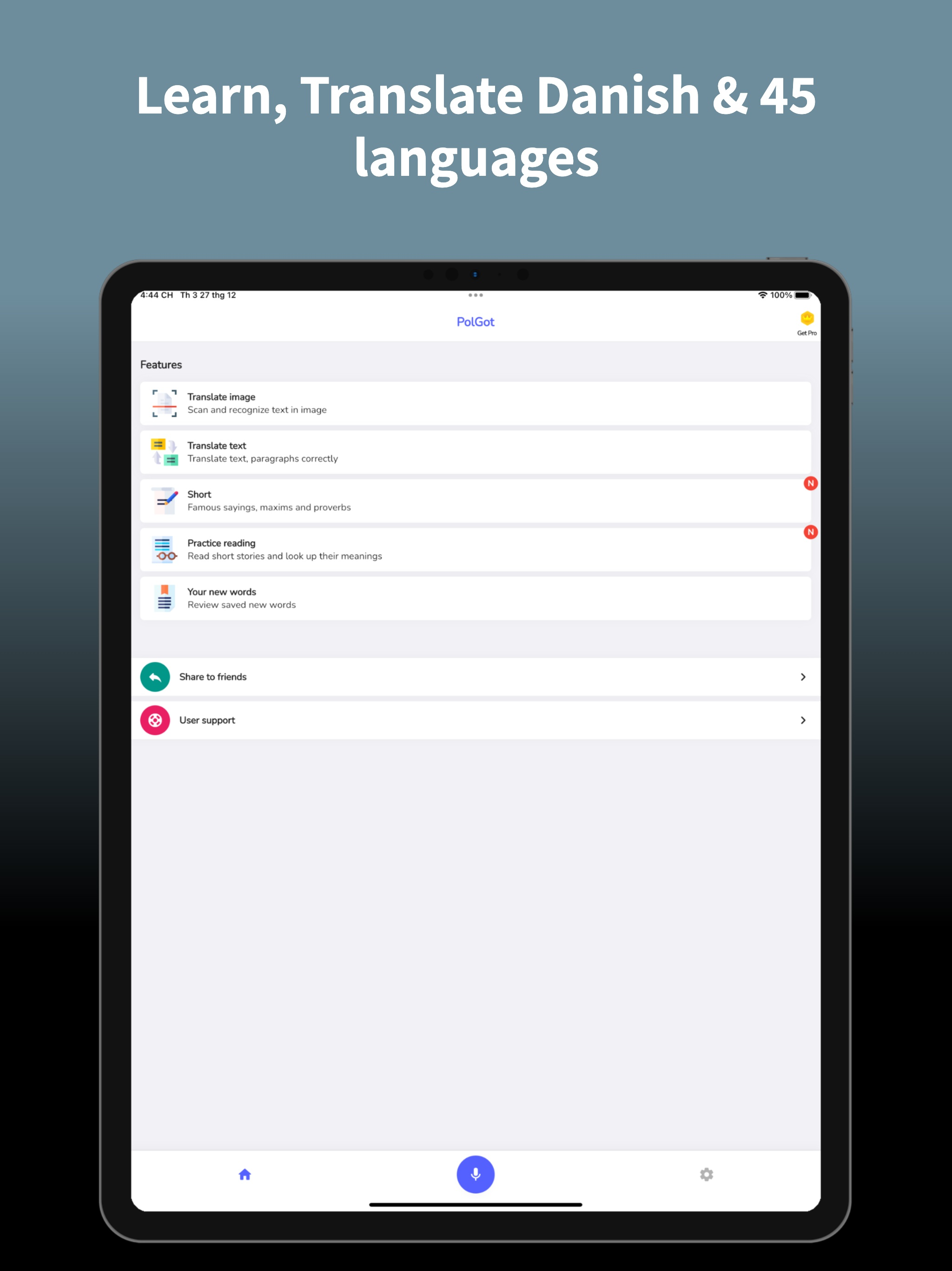Danish Translator & Learn +