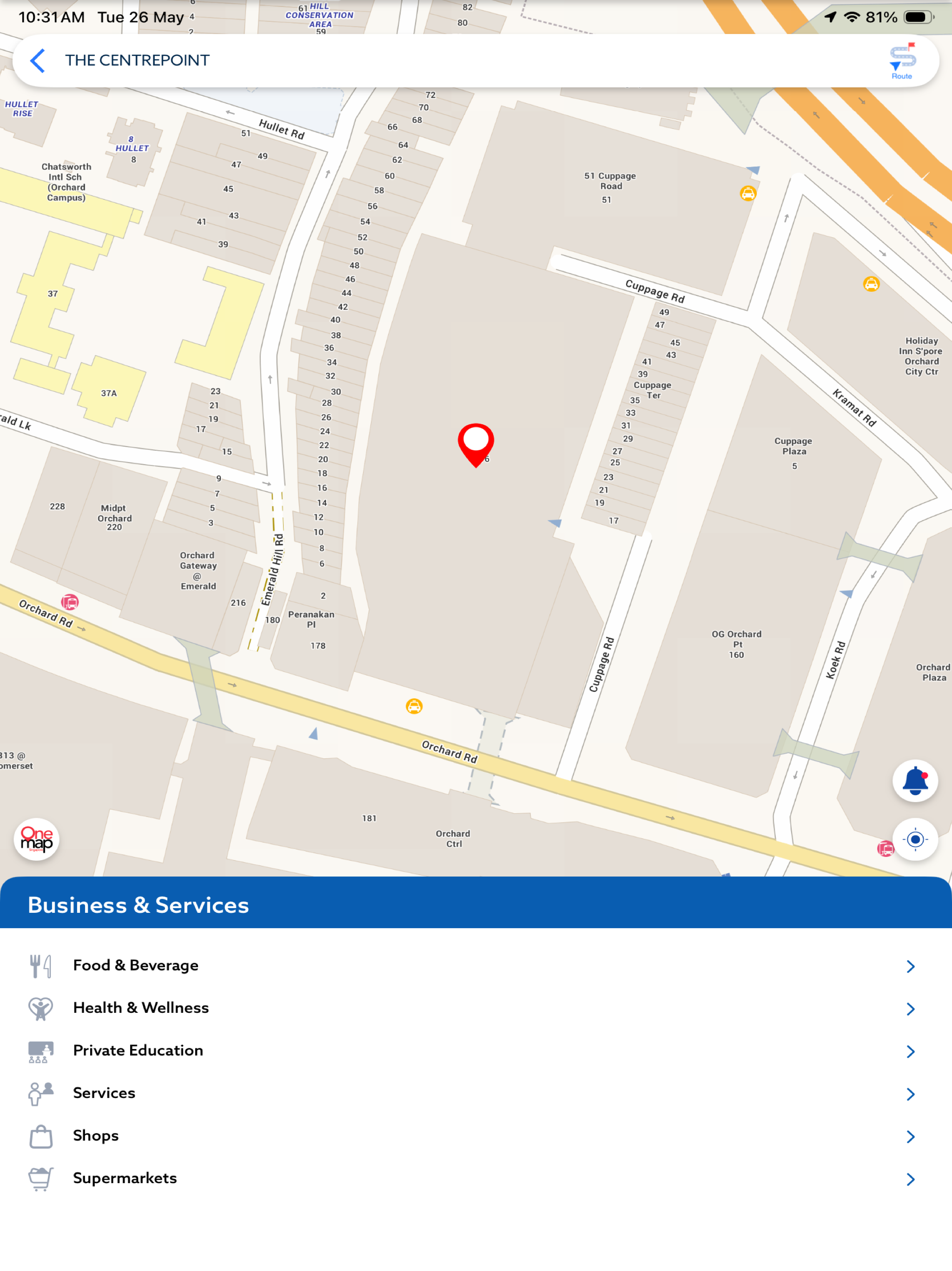 OneMap SG