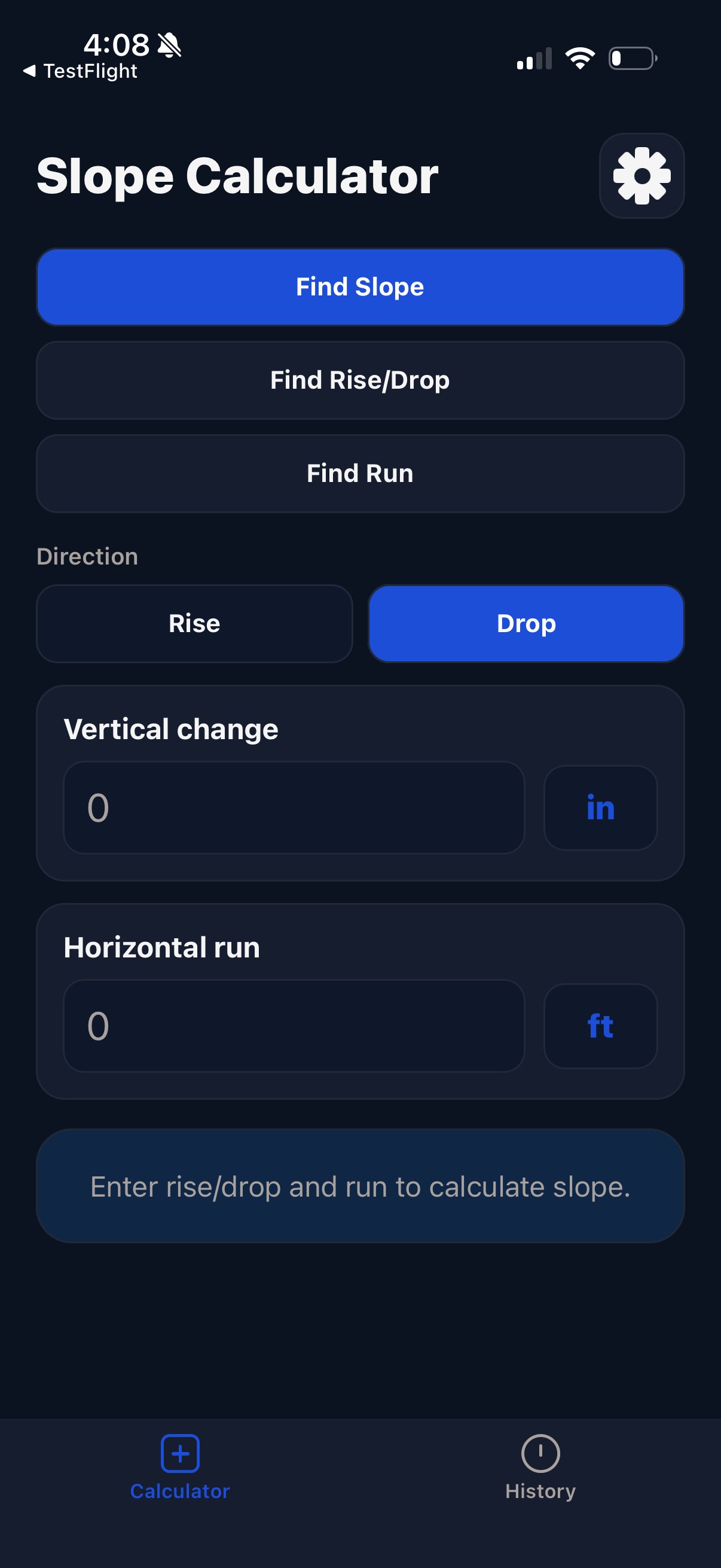 Screenshot 2 of Slope Calculator+