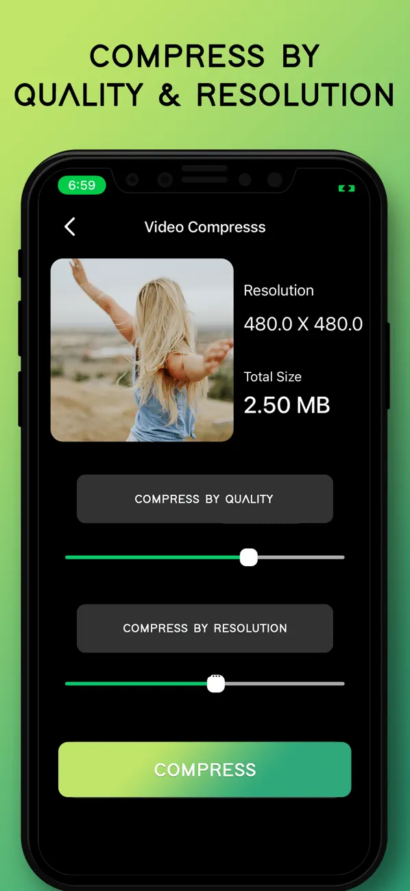 Screenshot #2 pour Video Compressor! !