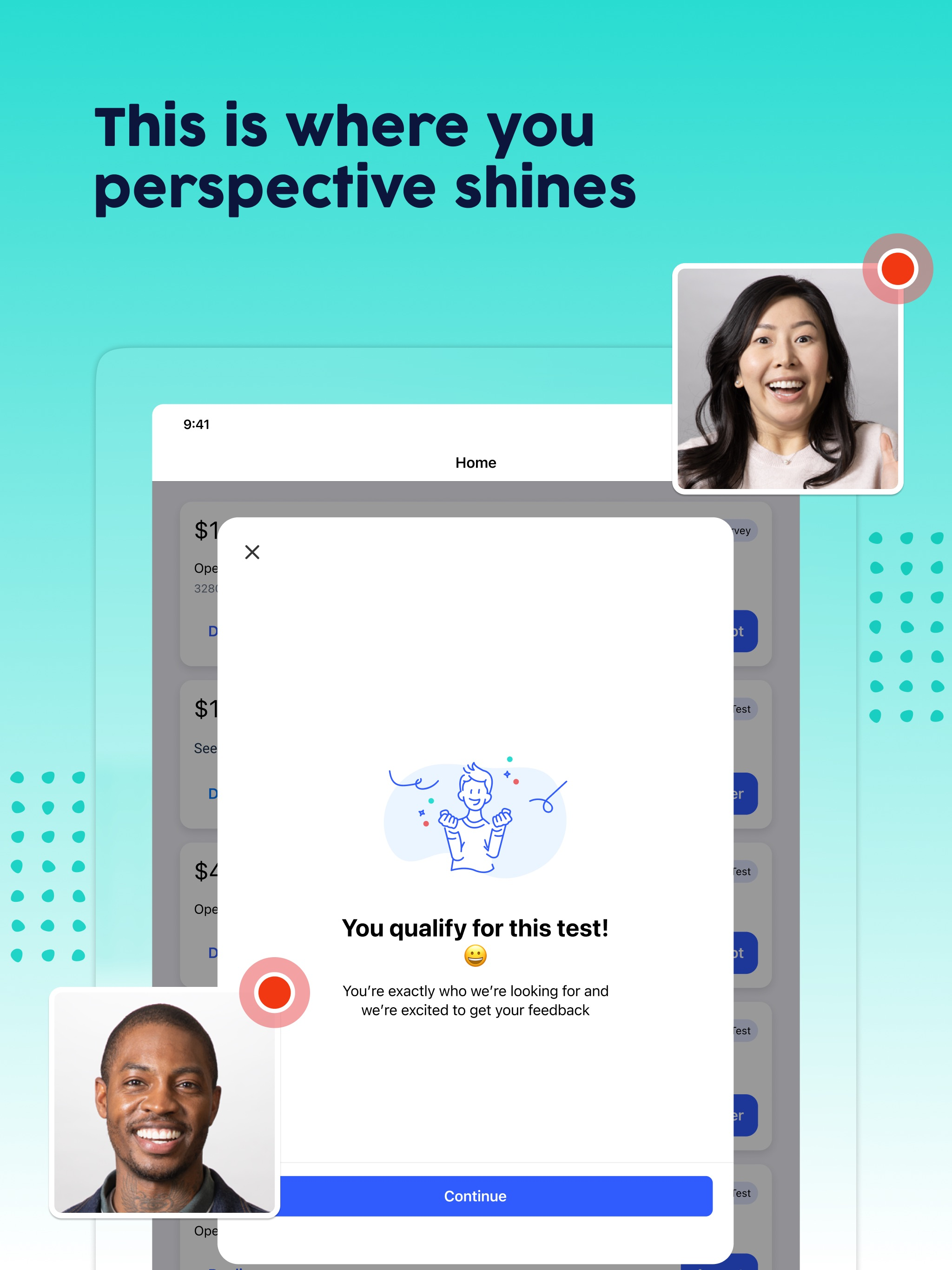 UserTesting screenshot 9