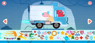 Dinosaur Car games for kids iPhone screenshot