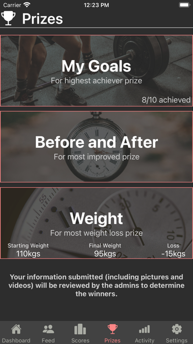 KOS Fitness Screenshot