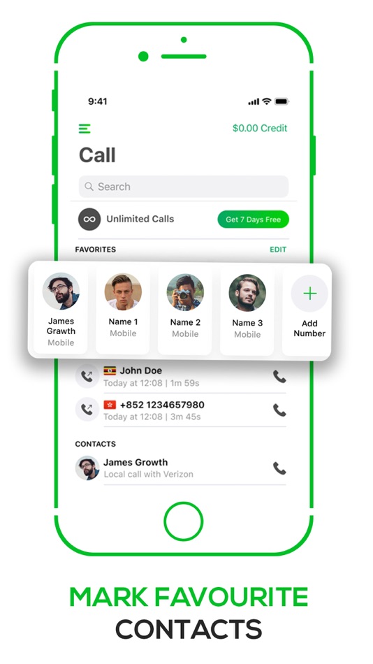 #9. Call Second Phone Number, Text (iOS) Przez: AMPLIFY VENTURES