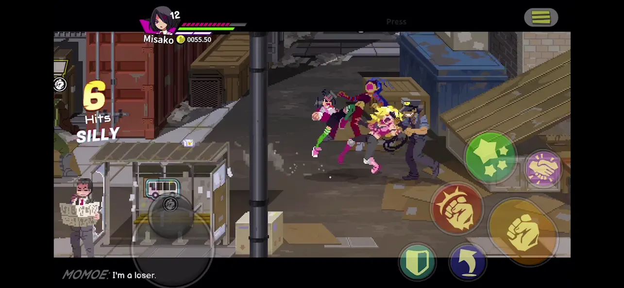 Crunchyroll River City Girls 2 Hack screenshot 3 - game app interface