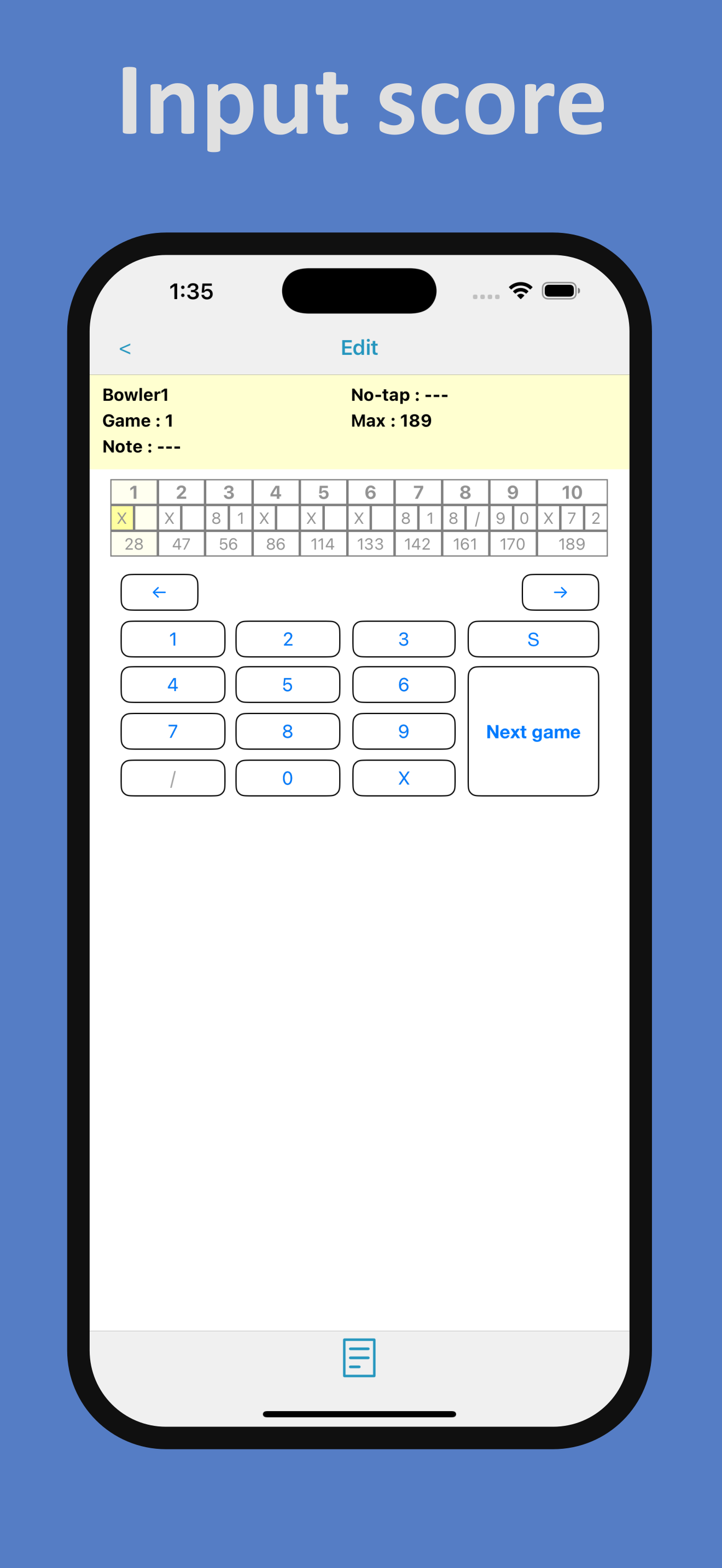 My Bowling Scoreboard Ultra screenshot 7