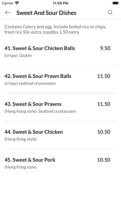 Ocean House Chinese Takeaway Screenshot