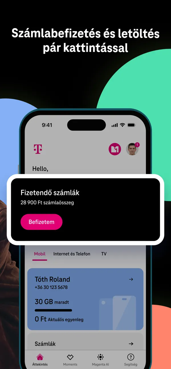Screenshot #1 pour Telekom alkalmazás