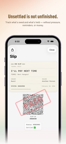 IOU Slip – Promise Tracker Screenshot 2 of 5