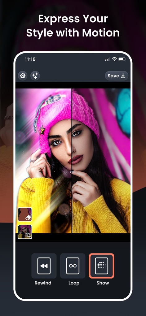 Picadelic AI Effects in Motion - Photo & Video App | MWM