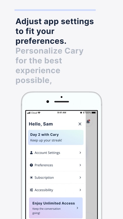 Cary Ally – Voice Companion AI screenshot-5