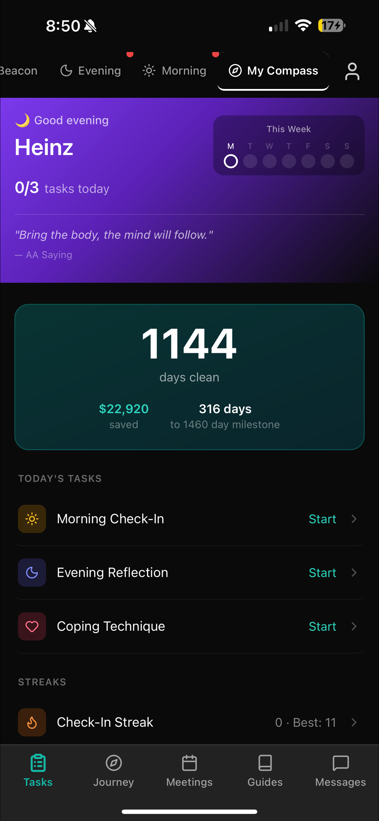Recovery Compass screenshot 7