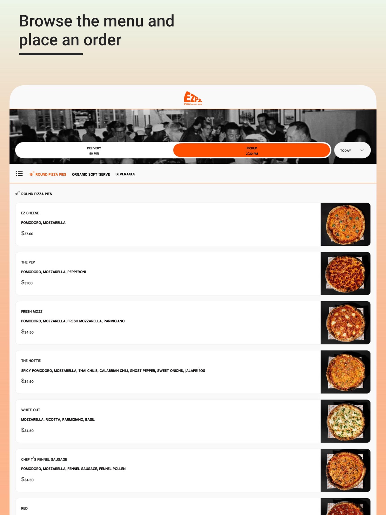 Screenshot 9 of EZPZ Pizza & Soft-serve