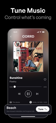 CORRD - Music Playlist by Mood screenshot