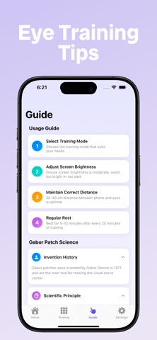 Vision Recovery Training iPhone screenshot