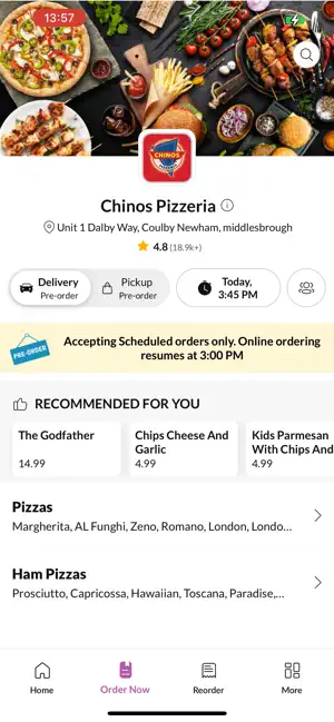 Chinos Pizzeria screenshot 2