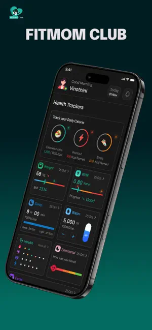 FitMom Club: Health & Wellness screenshot 1