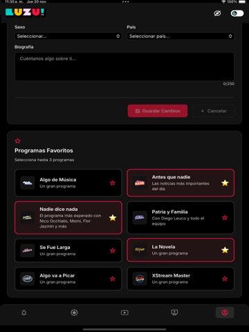 LUZU TV iPad screenshot 5
