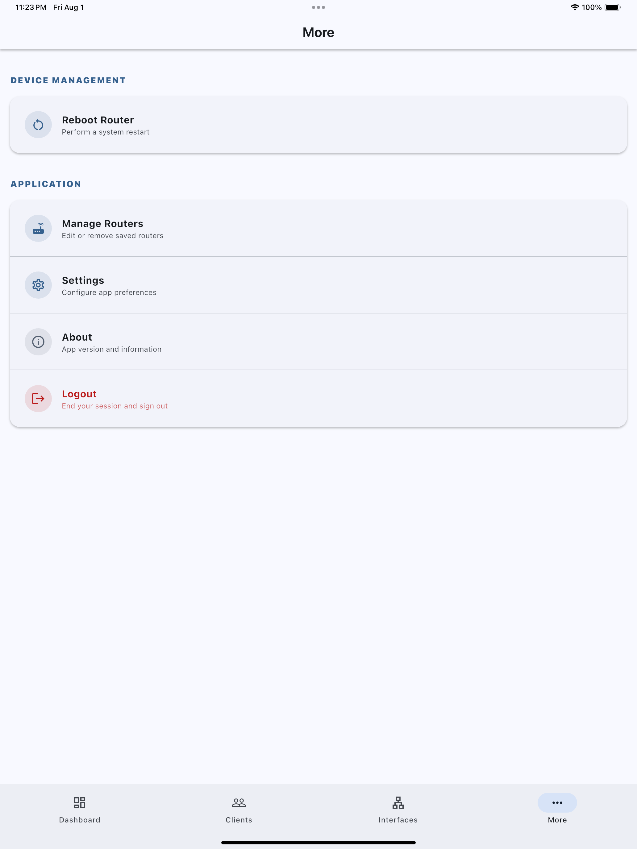 LuCI Mobile screenshot 10