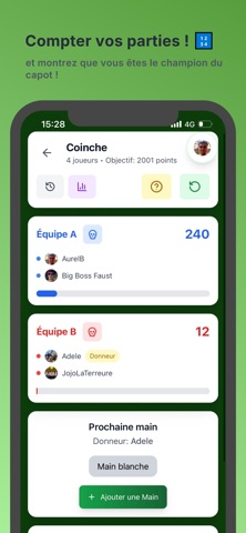 Coinche Royale screenshot