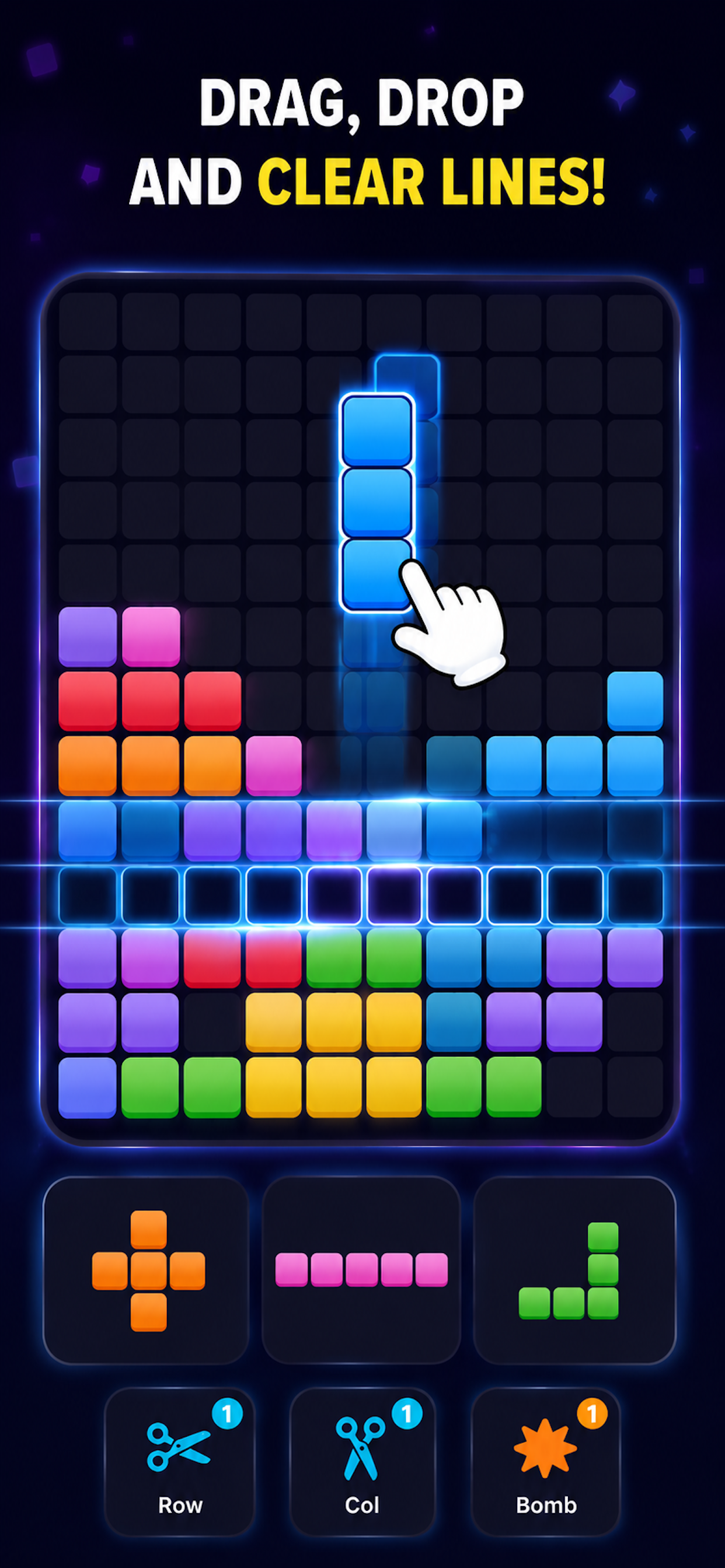 10x10 Block Puzzle! screenshot 2