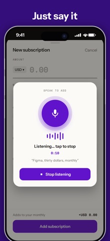 Track Subscription and Bills Screenshot 3 of 6