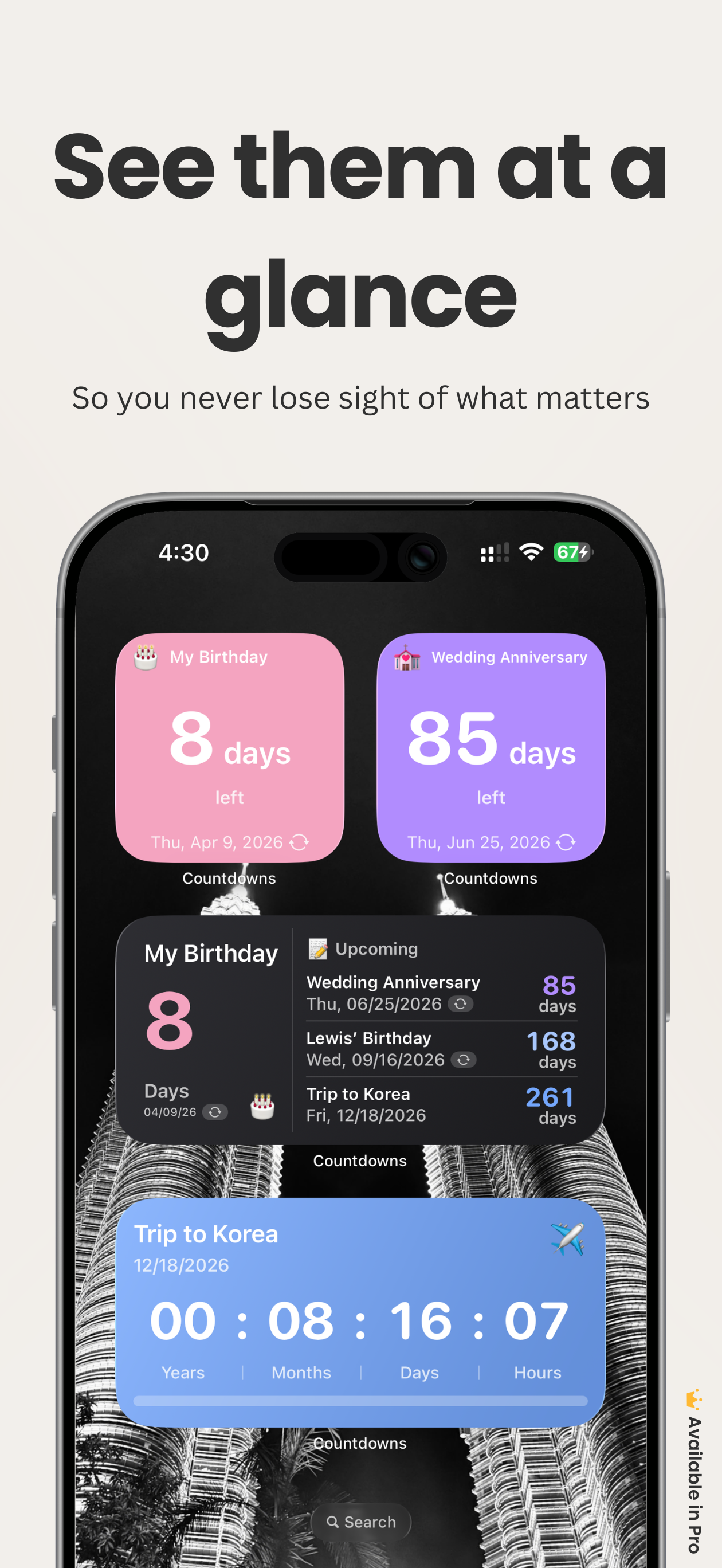 Customizable Countdowns screenshot 3