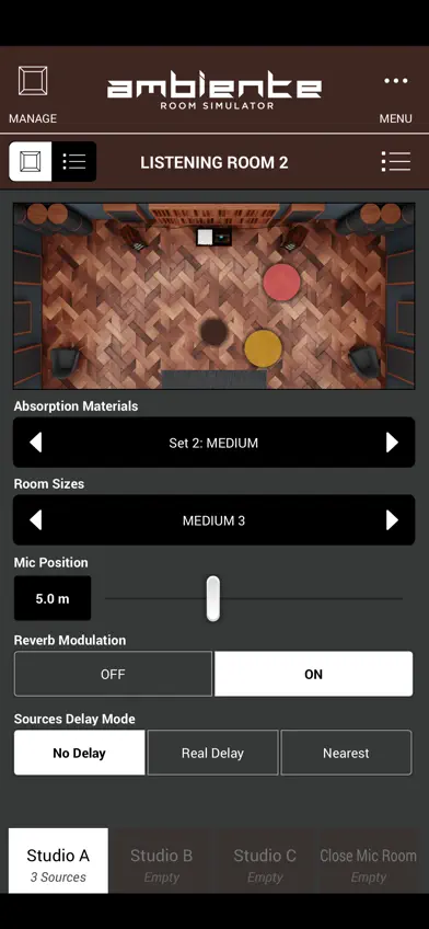 Ambiente Room Simulator screenshot 1