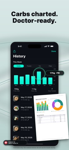 CarbZen — AI Carb Scanner screenshot