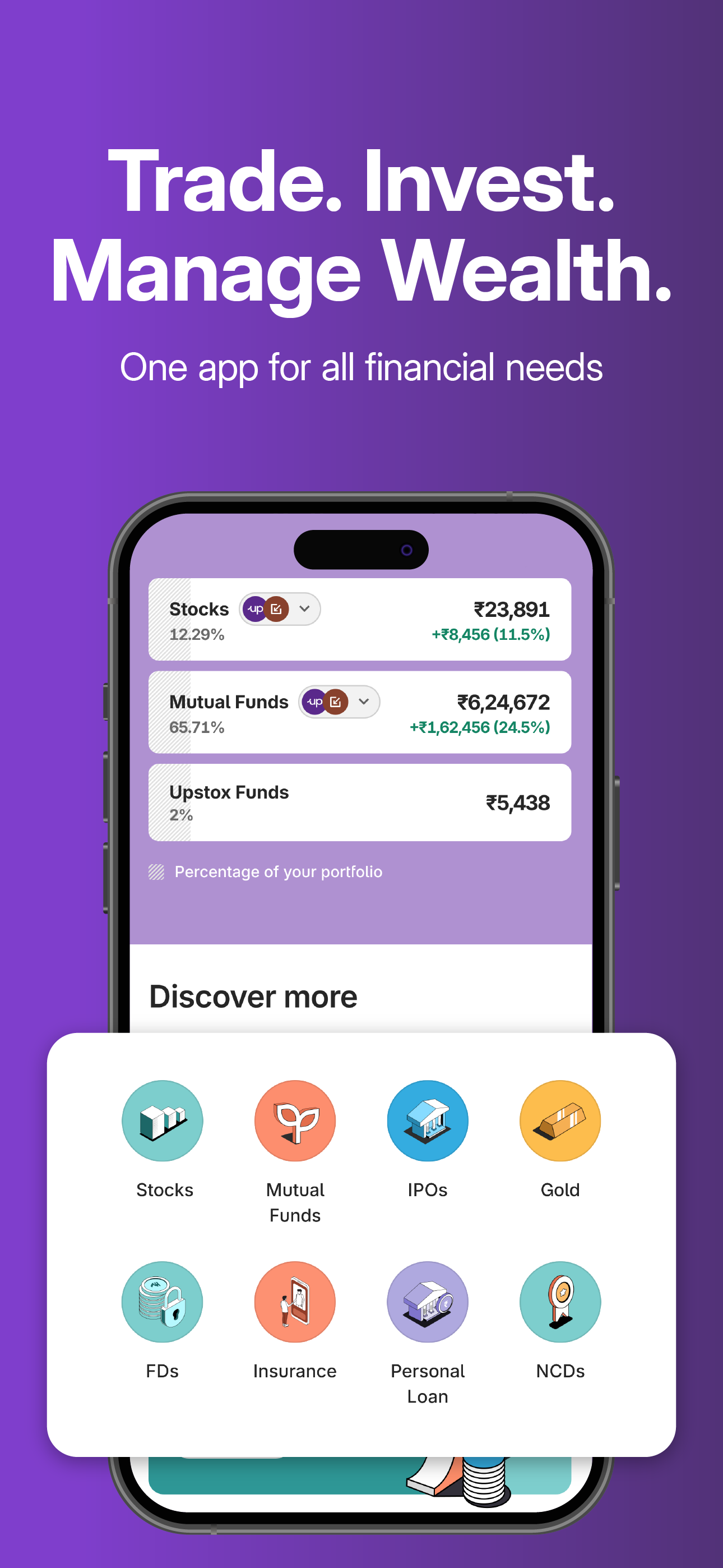Upstox: Demat, Stock, MF, IPO