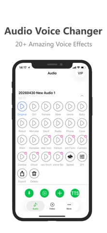 Voice Changer:Music editor app iPhone screenshot