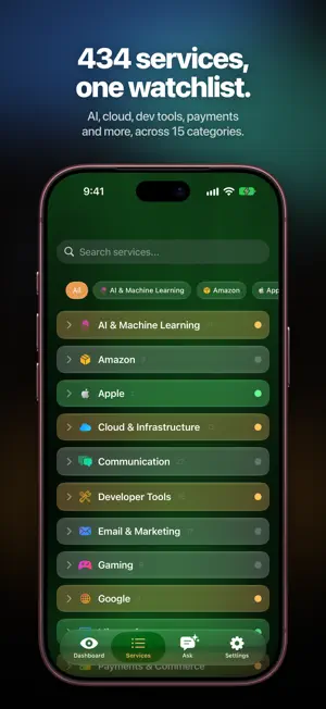 vultyr: Service Status Monitor screenshot 3