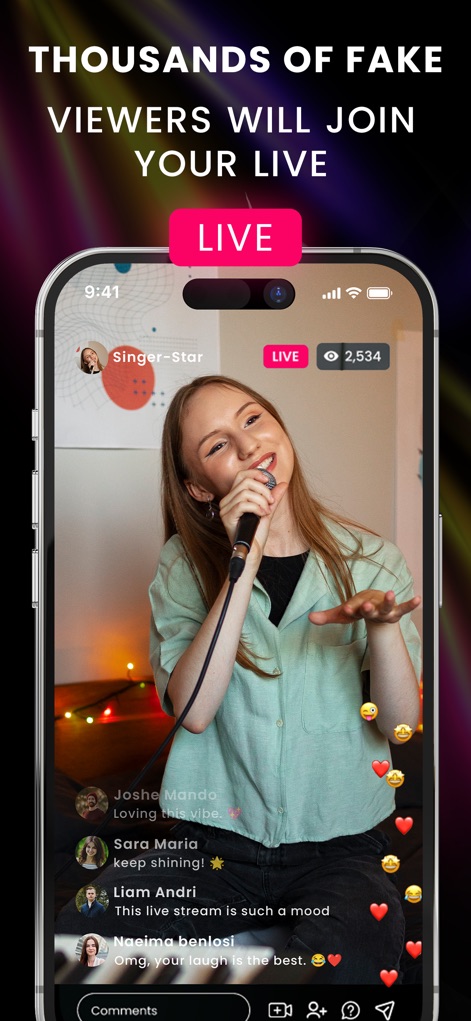 Fake Live Stream: HoloFame - Entertainment App | MWM