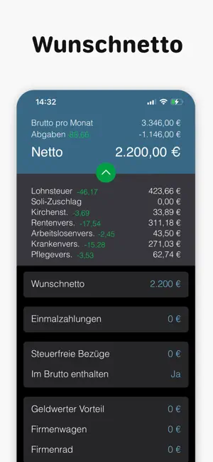 Bruno: Brutto Netto Rechner screenshot 2