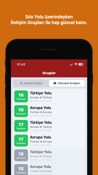 Memleket.App - Yol Rehberi Screenshot