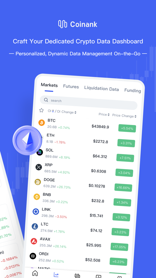 #2. CoinAnk: Live Crypto Tracker (iOS) By: COINANK TECHNOLOGY LIMITED