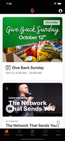 Embassy Church Oshawa app screenshot