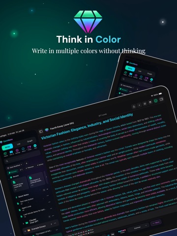 GemNote iPad screenshot