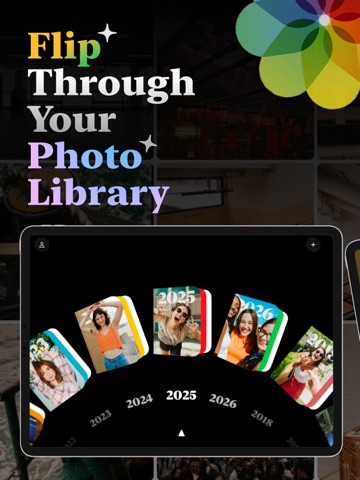FlipYear - 3D Photo Flip Book iPad screenshot