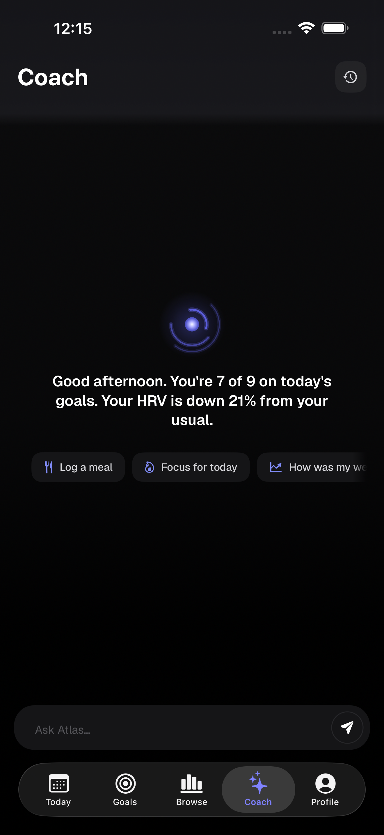 Atlas — Life Metrics Dashboard screenshot 9