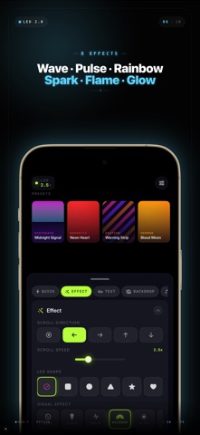 LED 滚动: 跑马灯横幅文字 screenshot