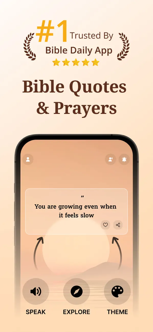 Screenshot #1 pour Bible Daily: Verses & Prayers