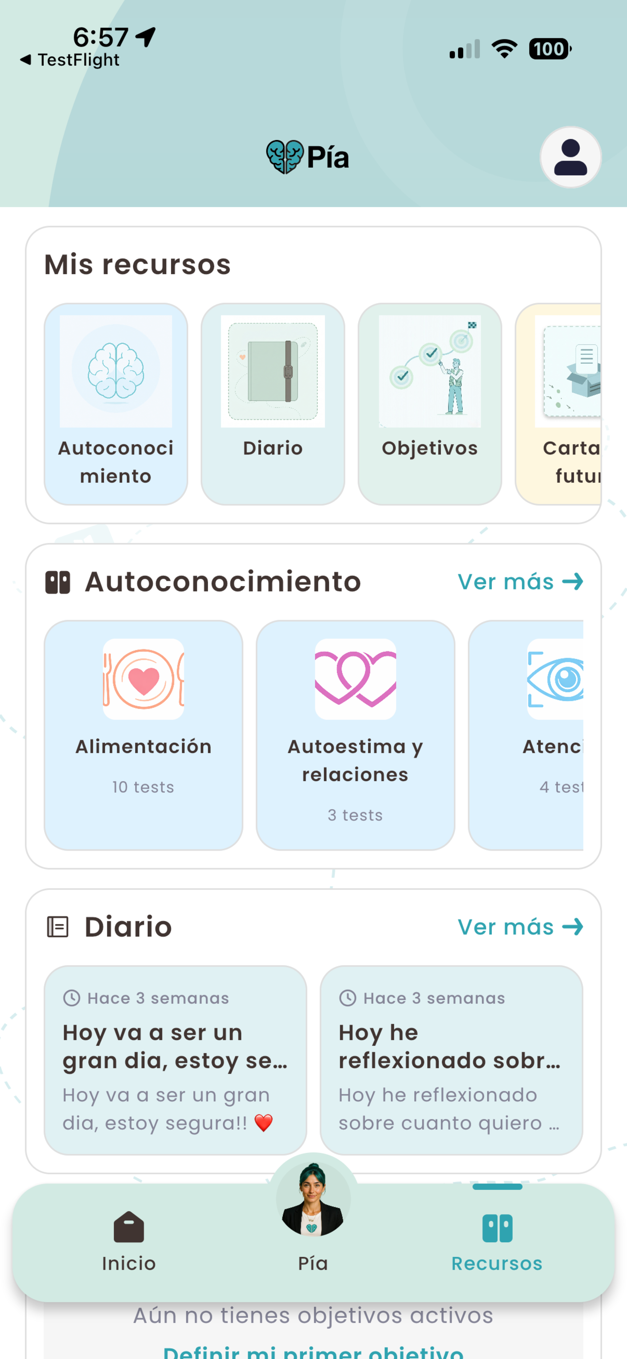 Pía tu asistente emocional