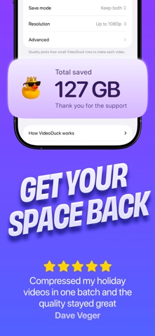 VideoDuck: Video Compressor Screenshot 4 of 8