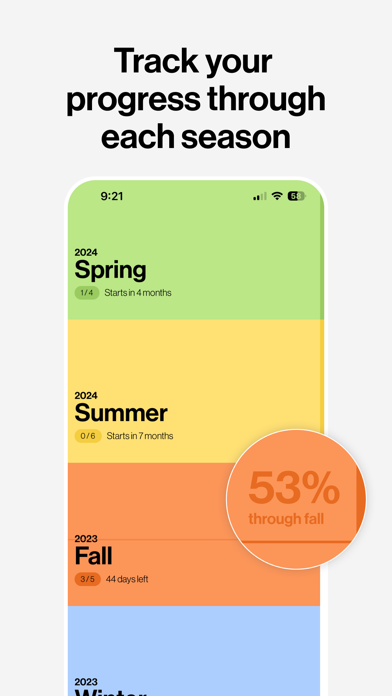 Seasons: Track & Stay In Tune Screenshot