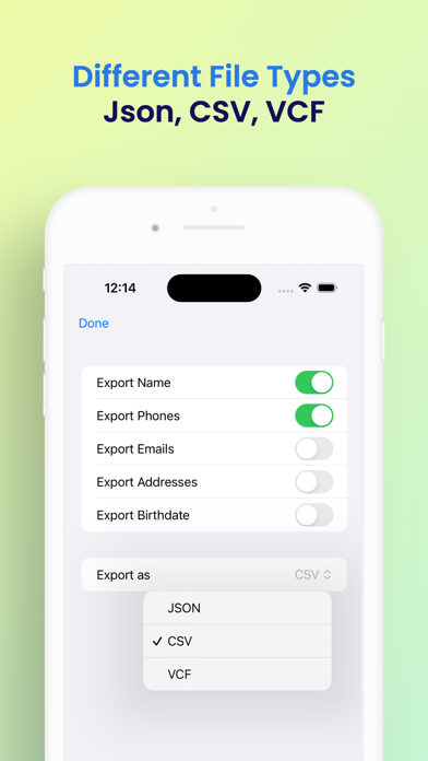 Pro Contact Exporter+ Screenshot 3 - AppWisp.com Pro Contact Exporter+ Screenshot 3 - AppWisp.com