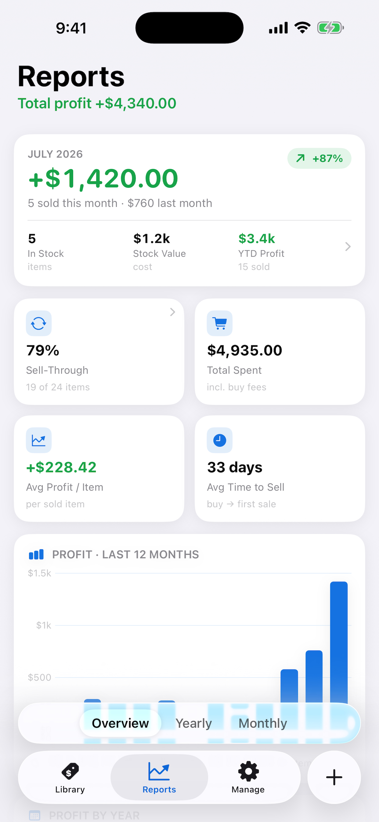 SoldFor: Resale Profit Tracker screenshot 3