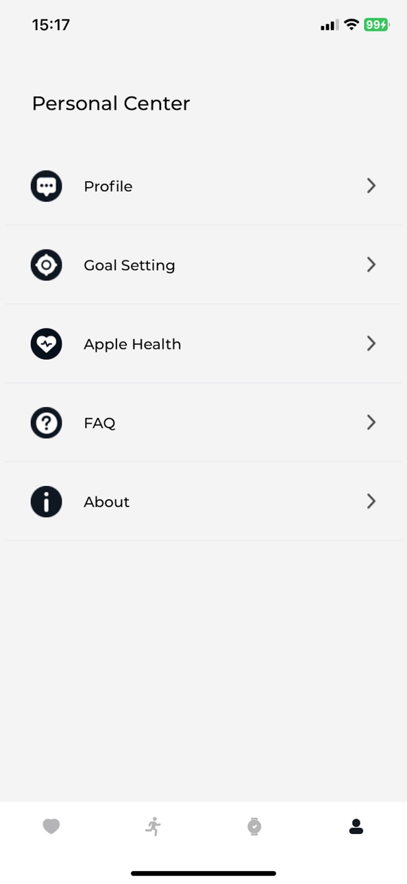 iPhone screenshot